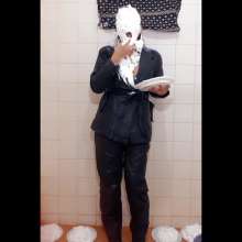 Wam Bagheera Studio: Bagheera Pie and Chocolate Bath Dressed in Leather