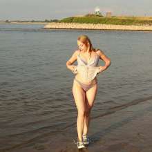 WetPlace: Beautiful Eileen White Dotted Dress In River