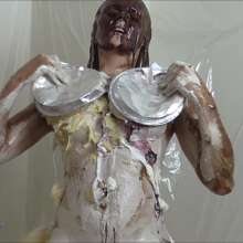 RevSlymsford: Belle Strips Out Of Her Uniform and Self-Trashes Naked