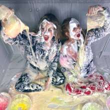 bsmessybakery: Bri and Lou's Fluorescent Gunged Jackets