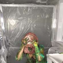 bsmessybakery: Bri's Messy Bathroom Pantie Filling