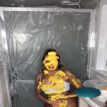 bsmessybakery: Bri's Messy Bathroom Pantie Filling