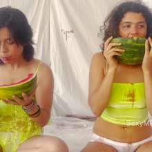 Alana SexyMessyBabes: Eating Contest Pt1