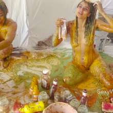 Alana SexyMessyBabes: Eating Contest Pt 3 Wash Down