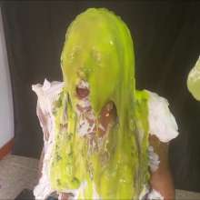 RevSlymsford: Embarrassed Ana Trashed With Pies + Slime In Her Underwear
