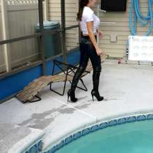 Tight and Wet Clothes: Felicia in Her First Audition Part 2
