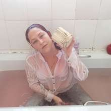 Thefetishgirl: Getting Soaking Wet IN MY Blouse