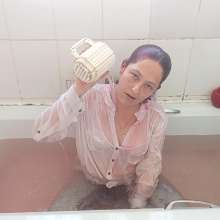 Thefetishgirl: Getting Soaking Wet IN MY Blouse