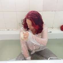 Thefetishgirl: Getting Soaking Wet IN MY Blouse