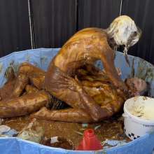 Wamgirlx: Horrendous Food Fuck Sploshing Mess!  (The Big One)