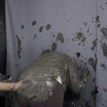 Trouso: Isla in a Satin Blouse Mud Testing Hunters