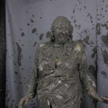 Trouso: Isla in a Satin Blouse Mud Testing Hunters