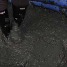 Trouso: Isla in a Satin Blouse Mud Testing Hunters