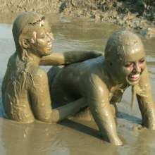 Lara_eurowam: Judith and Her Girlfriend Have Fun in the Mud Again-T668c2