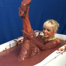 Lara_eurowam: Judith Is Back for Another Chocolate Bath-T480c4