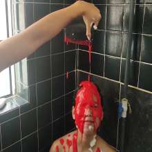 JohnWam: Key Is Pied, Slimed and Fucked by a Dildo!