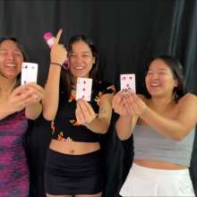 RevSlymsford: Lowest Card Loses:  Sisters Dulce, Kellie and Nathalie