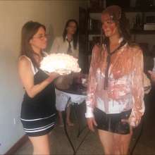 RevSlymsford: Mary and Tefy Trash Schoolgirl Dani For Wearing A Thong