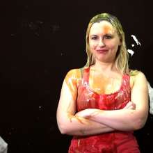 RevSlymsford: Messy Jessie's Revenge!  Cherry Gets Slimed In Buzz Words