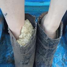 Thefetishgirl: Messy Wellies