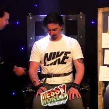 LiquidX: Gabriel Penner Human Hangman Tied Up and Gunge Tank