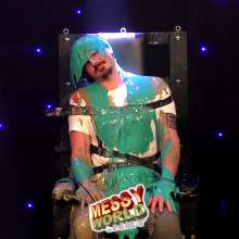 LiquidX: Gabriel Penner Human Hangman Tied Up and Gunge Tank
