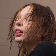 Wet Live Team: Mila Washed Her Hair with Shampoo and Got Completely Wet