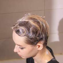 Wet Live Team: Mila Washed Her Hair with Shampoo and Got Completely Wet