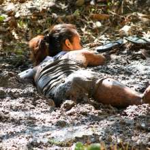 dlodoski: Jane Exploring Mucky Peat--Photos