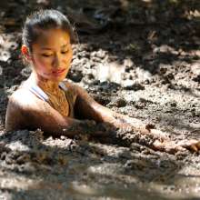 dlodoski: Jane Exploring Mucky Peat--Photos