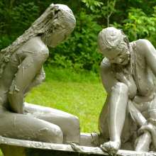 dlodoski: Stormy and Sativa in the Mud Tub--Photos