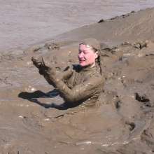 DungeonMasterOne: PVC Catsuit, Playboy Heels, Mud!