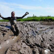 DungeonMasterOne: PVC Catsuit, Playboy Heels, Mud!
