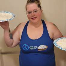 curiousvixen84: Whipped cream Wednesday pie in my face!