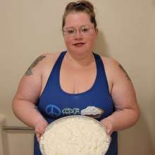 curiousvixen84: Whipped cream Wednesday pie in my face!