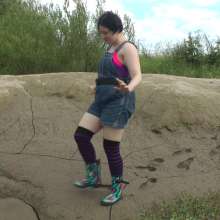 DungeonMasterOne: Rosemary Just Playing In The Mud!