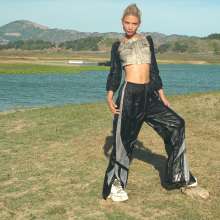 RSSRuinStreetStyle: Y2K Girl Muddy Bath In Reebok Trackpants and Baffulo Sneakers