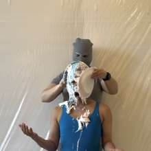 hooliham: Free new video!  Hooliham gets destroyed with pies