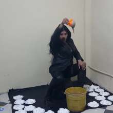 Hikari-Studio-Wam: This Beautiful Girl Enjoys Getting Her Leather Clothes Dirty