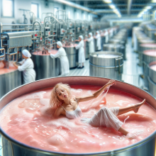 Bobographer: Blonde in thick pink mess--part three