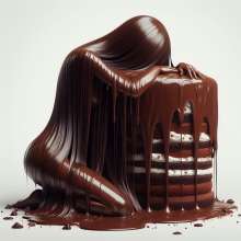 splathair2020: AI Women and Chocolate, kept it simple