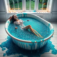 Bobographer: Francesca tries the Bloo Goo