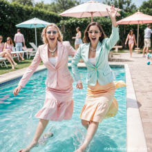 soakher: The office ladies pool party  Preview