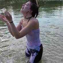 Get Your Snaps: Barby in the lake in fully-clothed