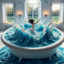 Bobographer: Francesca in the blue goo nude--final pics
