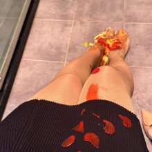 Michele Choo: I hate rain day It ruined my delicate pantyhose