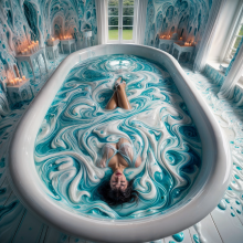 Bobographer: Francesca in the blue goo nude--final pics