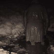Swamp Angel: 80 Infrared Mud Mini Skirt