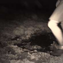Swamp Angel: 80 Infrared Mud Mini Skirt