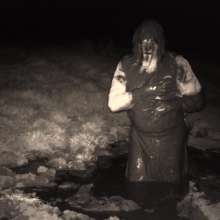 Swamp Angel: 80 Infrared Mud Mini Skirt